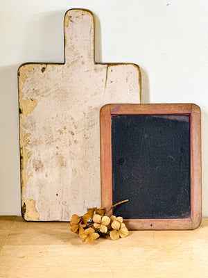 Vintage rustic wooden chopping board