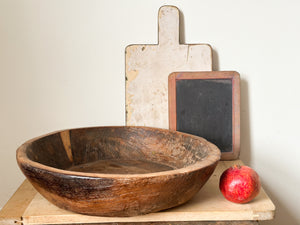 Vintage rustic wooden chopping board