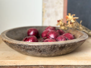 Rustic Parat Wooden Fruit Bowl