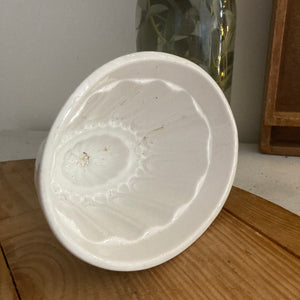 Classic white vintage ceramic mould