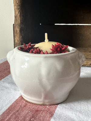 Miniature French white soupiere bowl