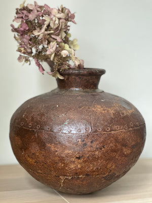 Vintage Indian 'Nagori' water pot