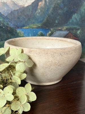 Rustic French earthenware bowl