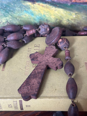 Vintage French rosary beads