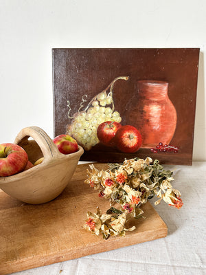French still life painting on canvas