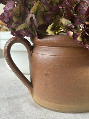 Rustic French confit pot