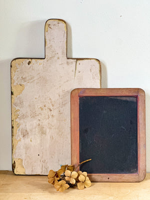 Vintage mini blackboard with wooden frame