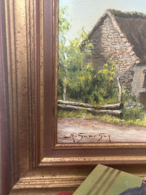 Charming French countryside painting