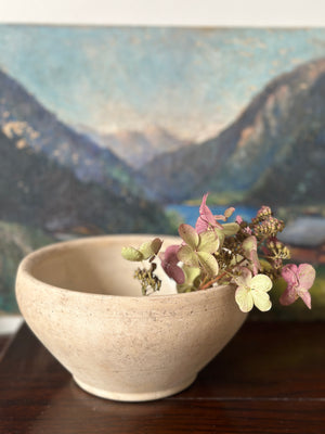 Rustic French earthenware bowl