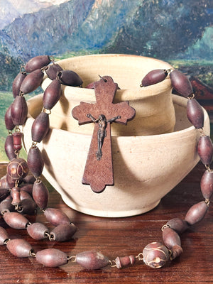 Vintage French rosary beads