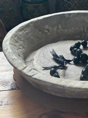 Rustic Parat Wooden Bowl