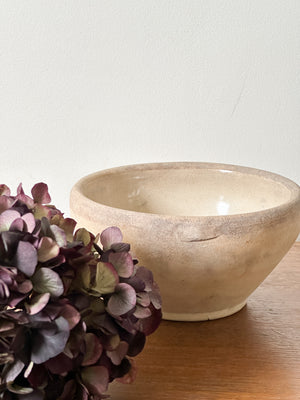 Vintage French stoneware bowl