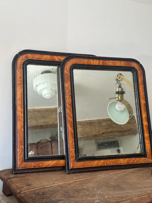 Pair of French Louis Phillipe style mirrors