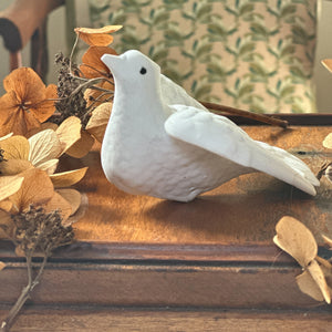 Limoges French bisque porcelain dove