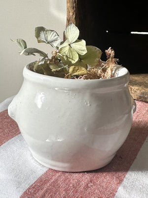 Miniature French white soupiere bowl
