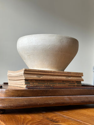 Vintage French stoneware bowl