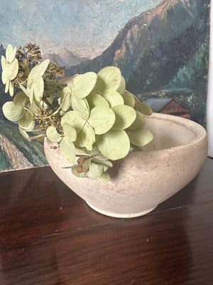 Rustic French earthenware bowl