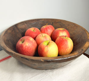 Rustic Parat Wooden Fruit Bowl