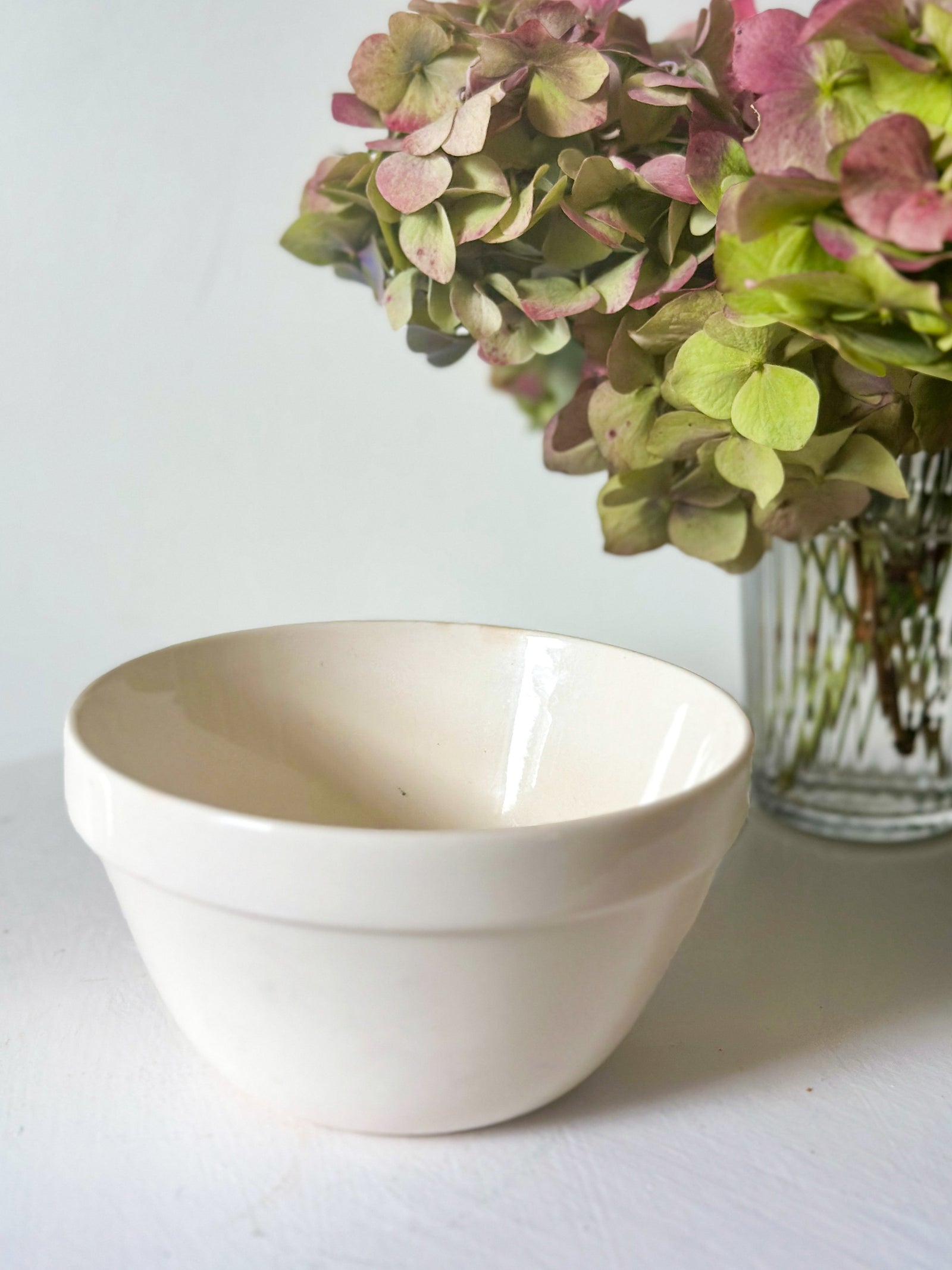 Vintage Mason Cash England white pudding bowl