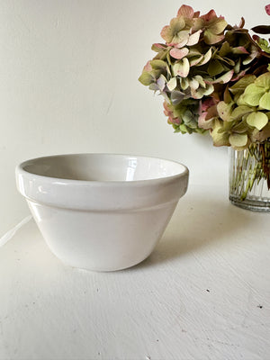 Mason Cash England white pudding bowl