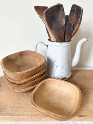 Rustic wooden bowl