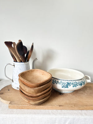 Rustic wooden bowl