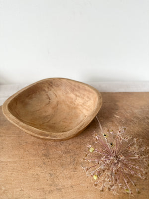 Rustic wooden bowl