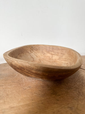 Rustic wooden bowl