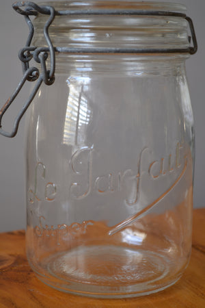 Le Parfait Clear Glass Jar