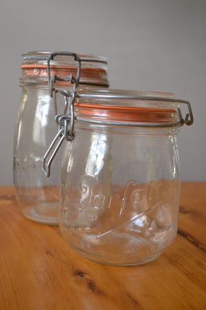 Le Parfait Clear Glass Jar