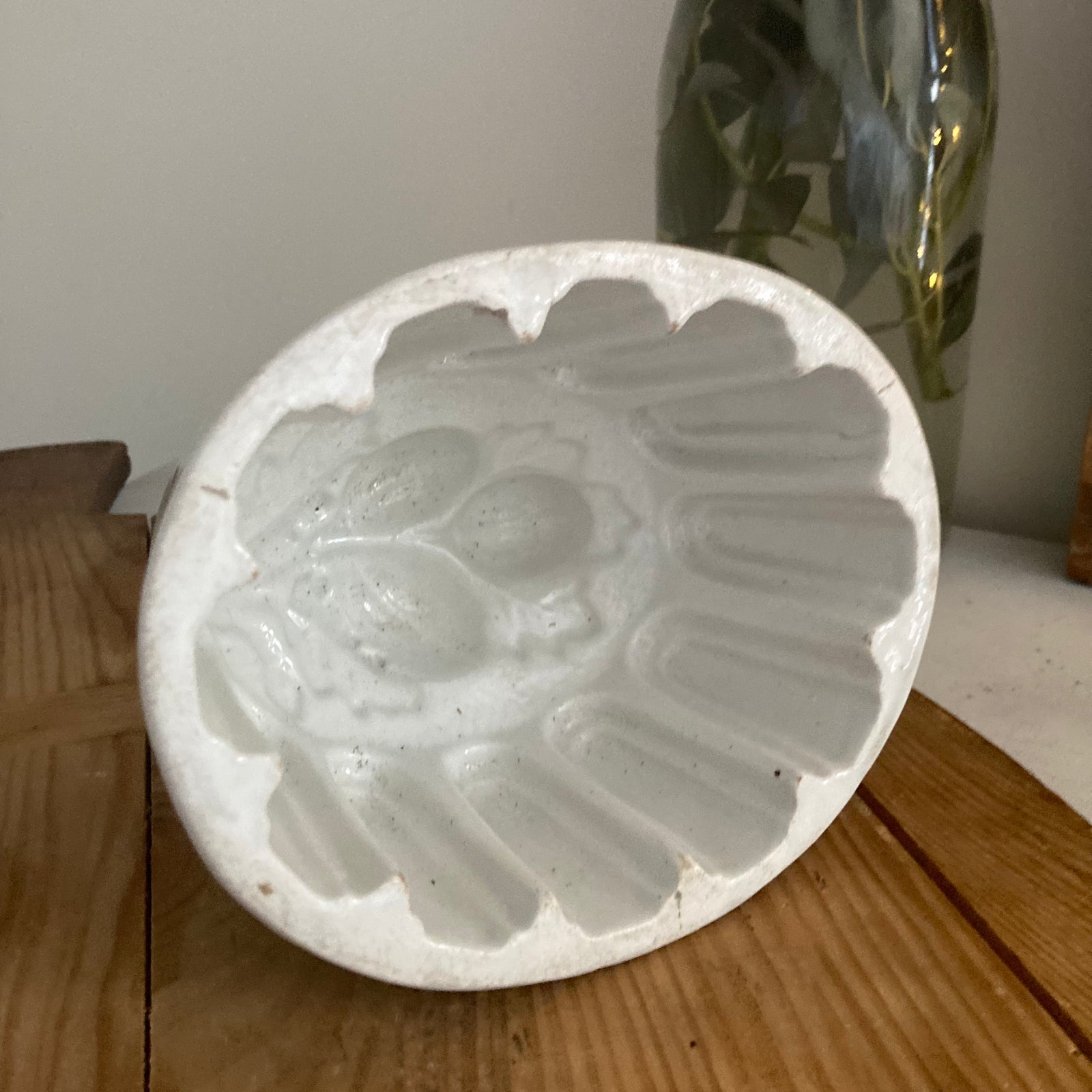 Classic white vintage ceramic mould