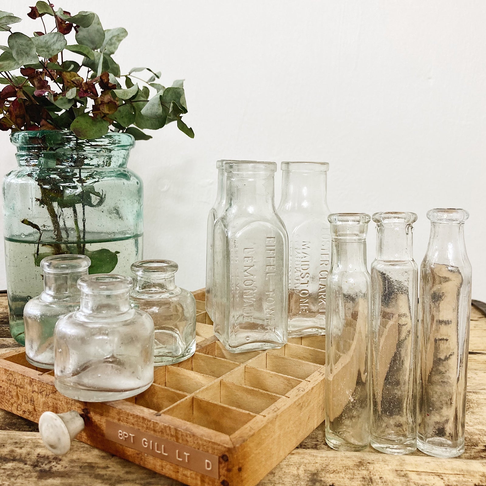 Vintage mini “test tube" bottle