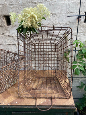 Vintage French Wire Basket